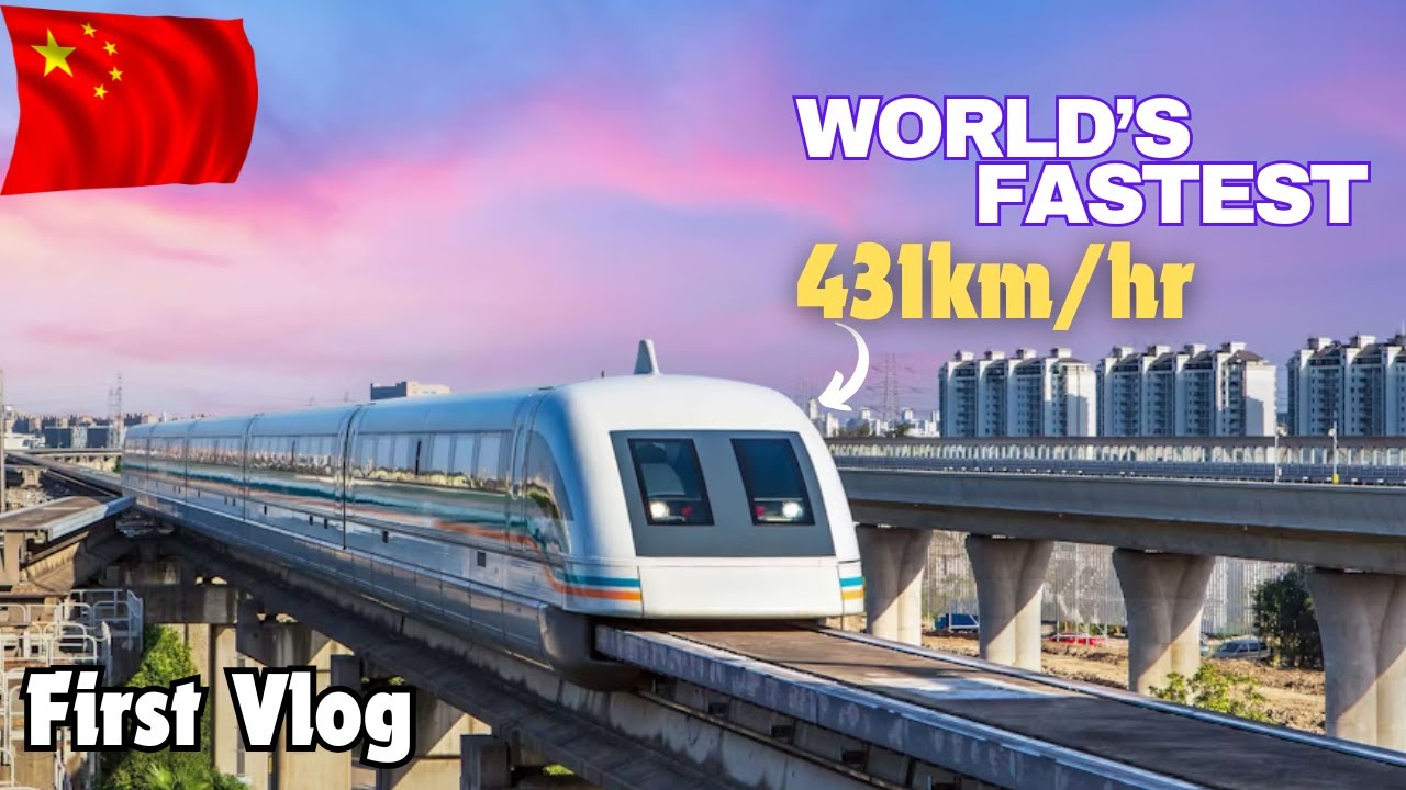 Shanghai Maglev Train | 431km/hr | First vlog (China Travel)