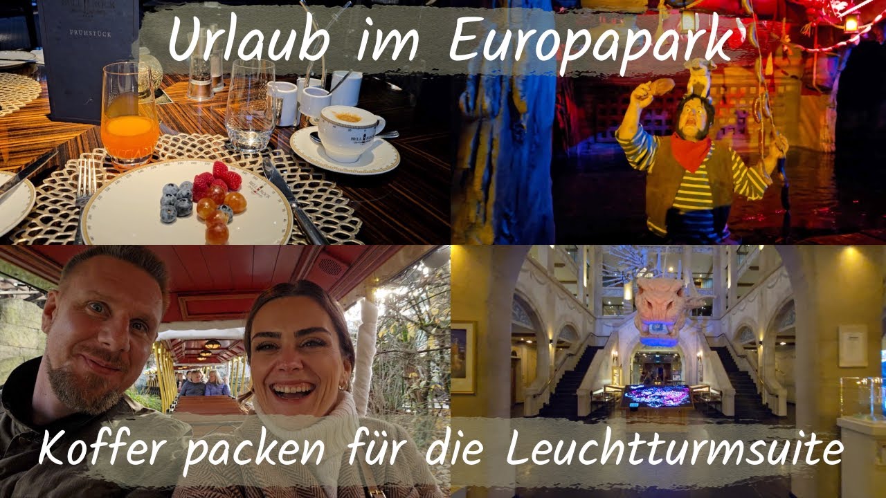Koffer packen | Europapark | Leuchtturmsuite im Bell Rock