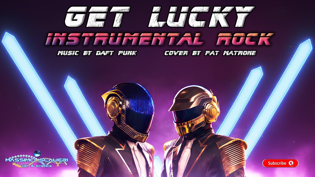 🎸 GET LUCKY (Rock Guitar Cover Instrumental) 🎸 - Daft Punk ft. Pharrell Williams, Nile Rodgers|