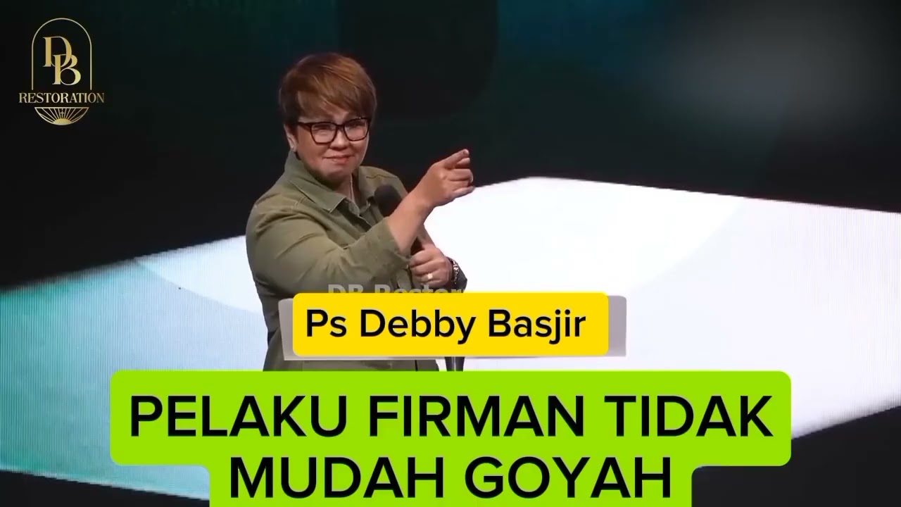PELAKU FIRMAN TIDAK MUDAH GOYAH #khotbahkristen, #debbybasjir 