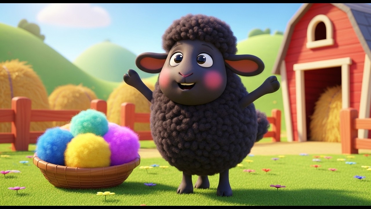 Baa Baa Black Sheep Visits Old Macdonald’s Farm 🐑🌾 | Kids Nursery Song