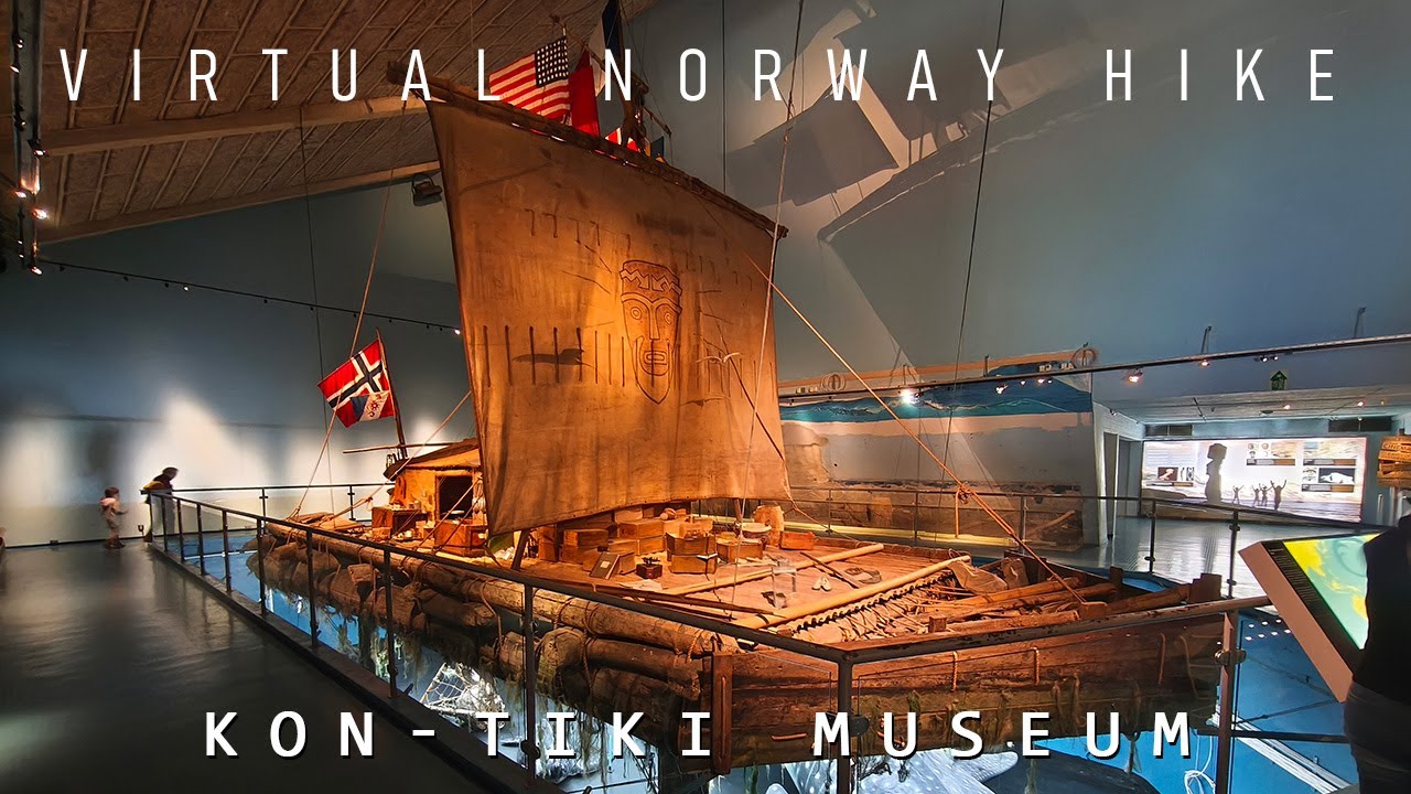 Winter walk in Oslo and visit to Kon Tiki Museum