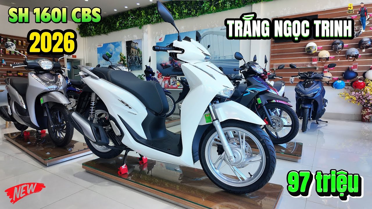SH 160i 2026 TRẮNG NGỌC TRINH cực ĐẸP ▶ Giá xe Honda SH 2026 tháng 12 🔴 TOP 5 ĐAM MÊ