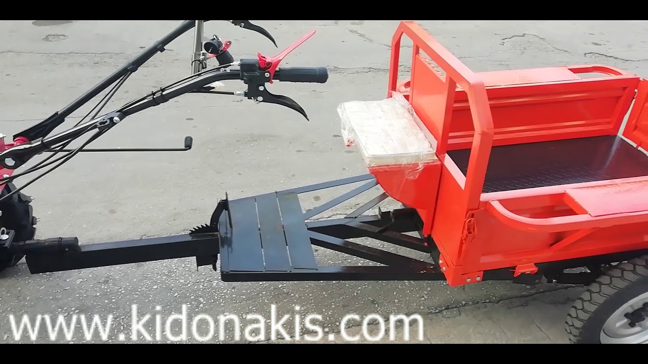 Σκαπτικό πετρελαίου 10HP με μίζα 6 ταχύτητες διπλό διαφορικό ΜΕ ΡΥΜΟΥΛΚΑ με κάθισμα WM1100-ΚΥΔΩΝΑΚΗΣ