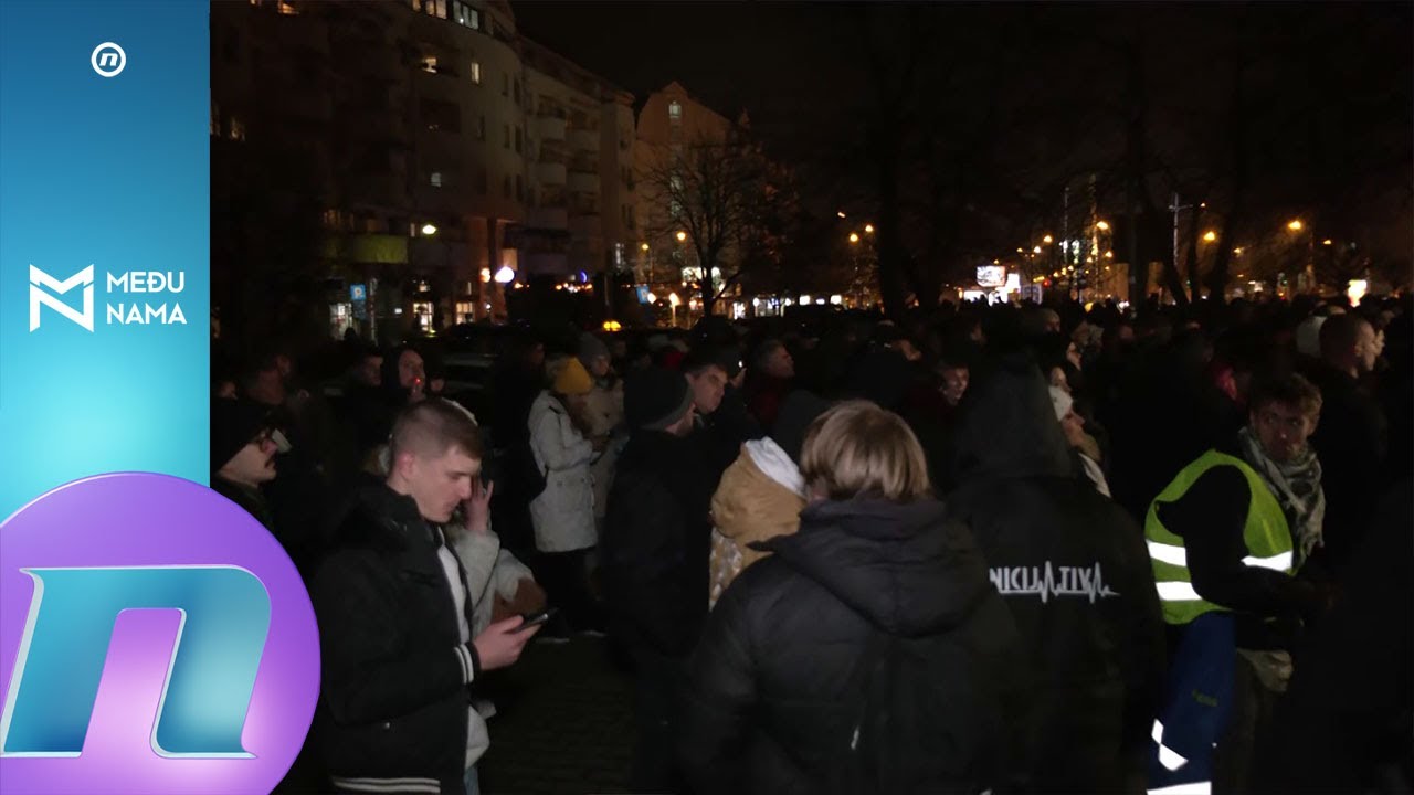 NS: Protest ispred Filozofskog fakulteta