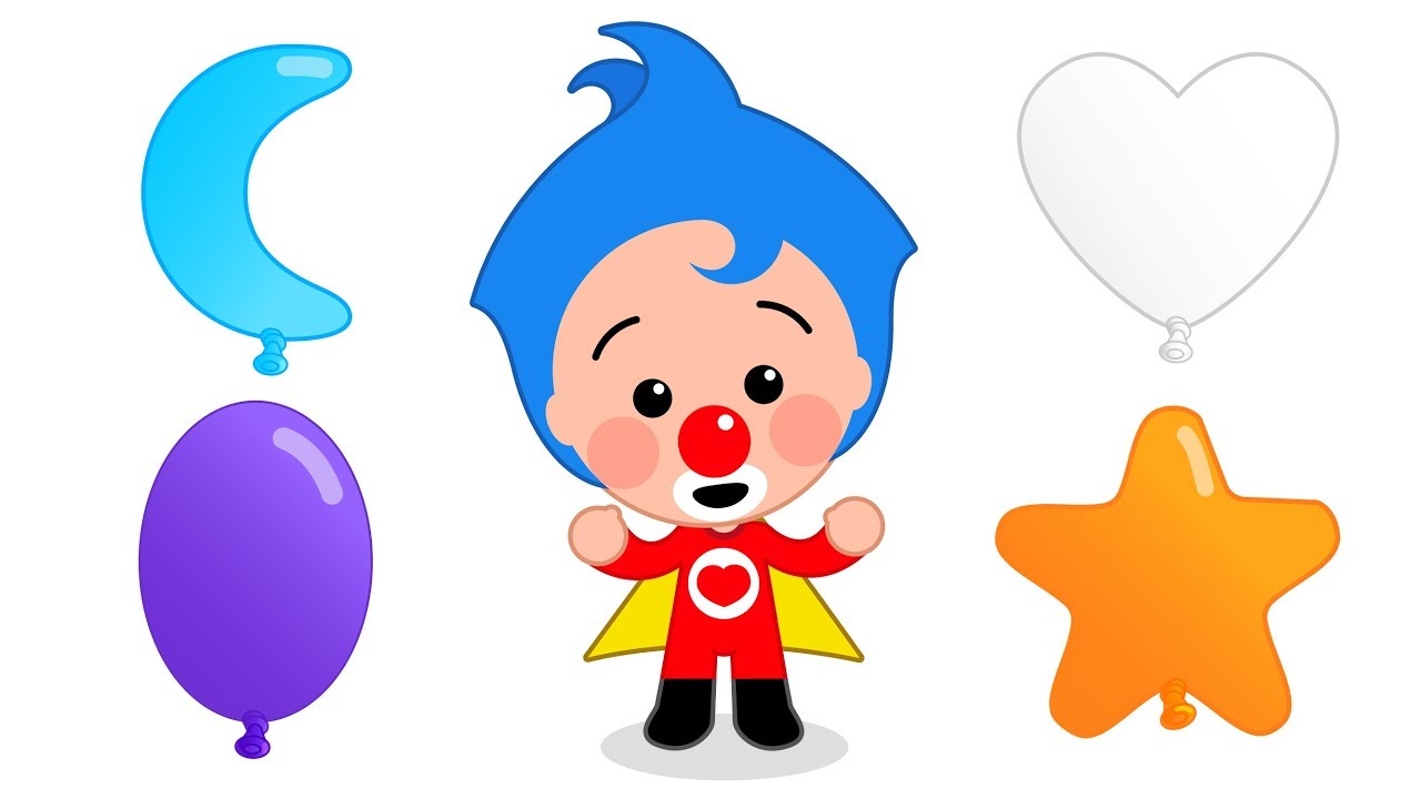 Formas: Máquina de Globos #2 🎈📐 Video Educativo | Plim Plim