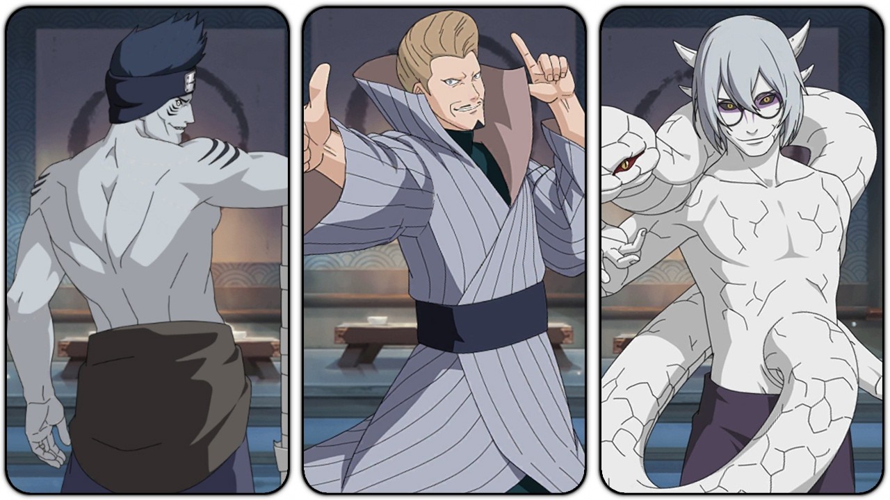 Naruto Online Mobile - геймплей за Генгецу Каге, Кисаме Уайлда и Кабуто Сэйджа