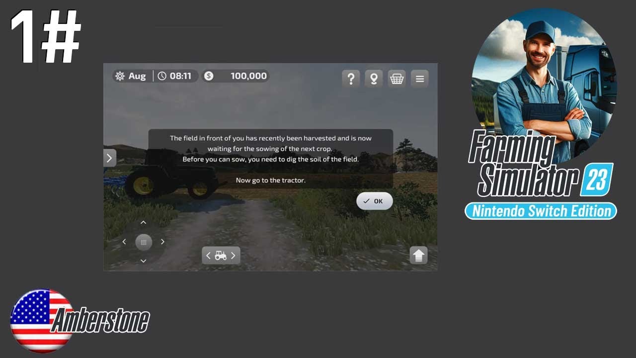 FS23 - 1. Complete Tutorial – Start Amberstone Map Farming Guide!
