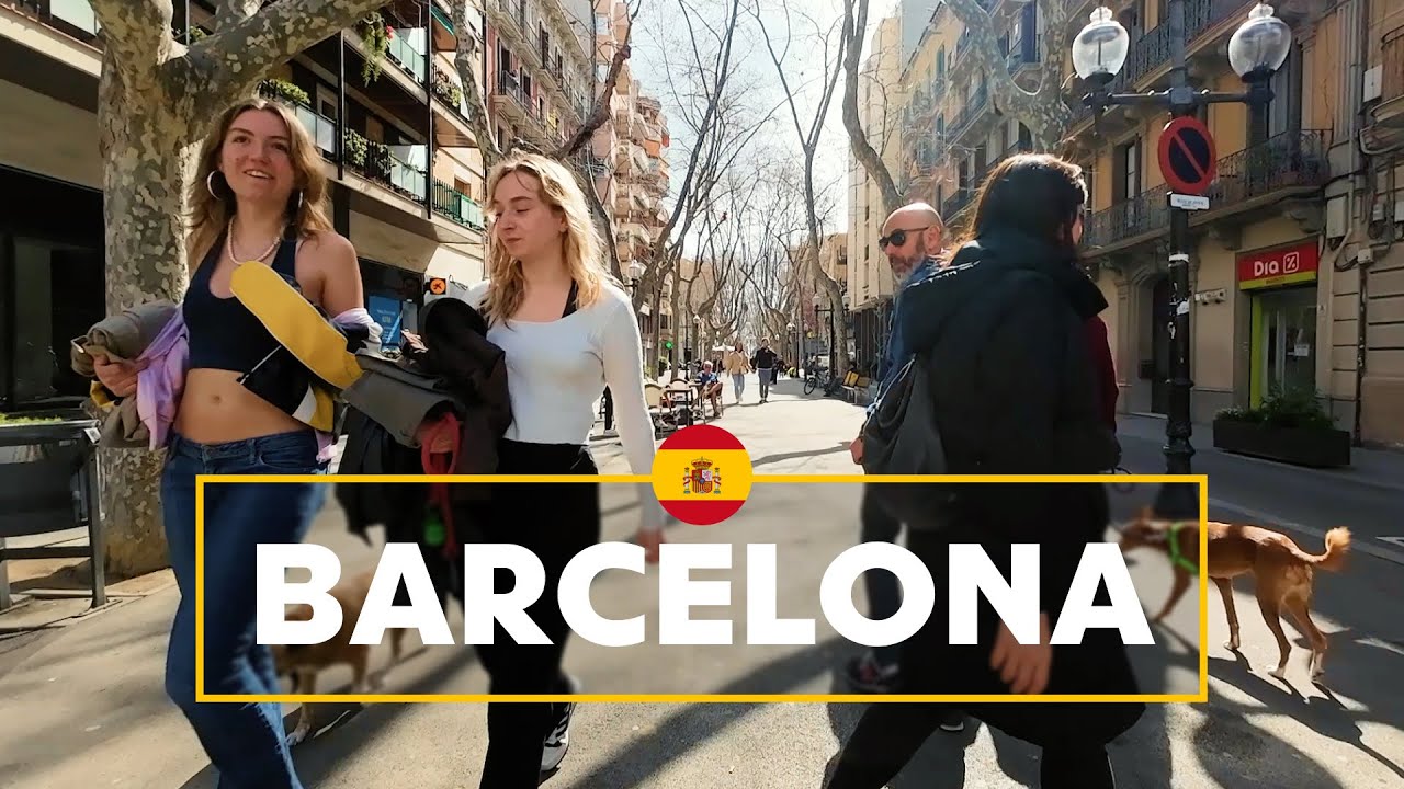 4K Walking Tour in Poblenou 2023 (Barcelona), Spain 🇪🇸