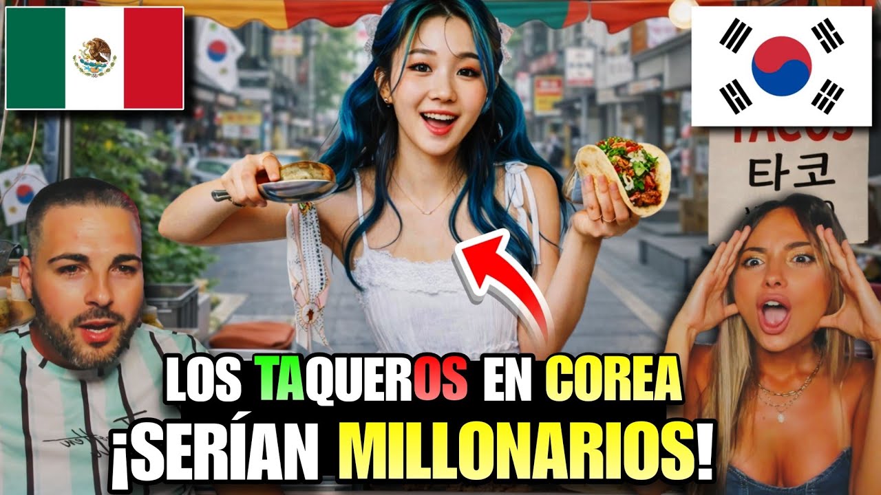 VENDIÓ TACOS MEXICANOS en COREA y SE AGOTARON en TIEMPO RÉCORD 🇲🇽😳 *REACCIÓN a CHINGU*