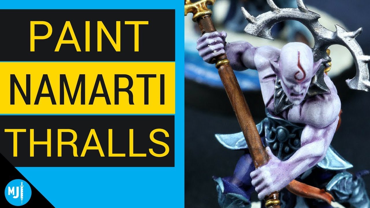 How to paint Idoneth Deepkin Namarti Thralls Age of Sigmar Warhammer (Tutorial)