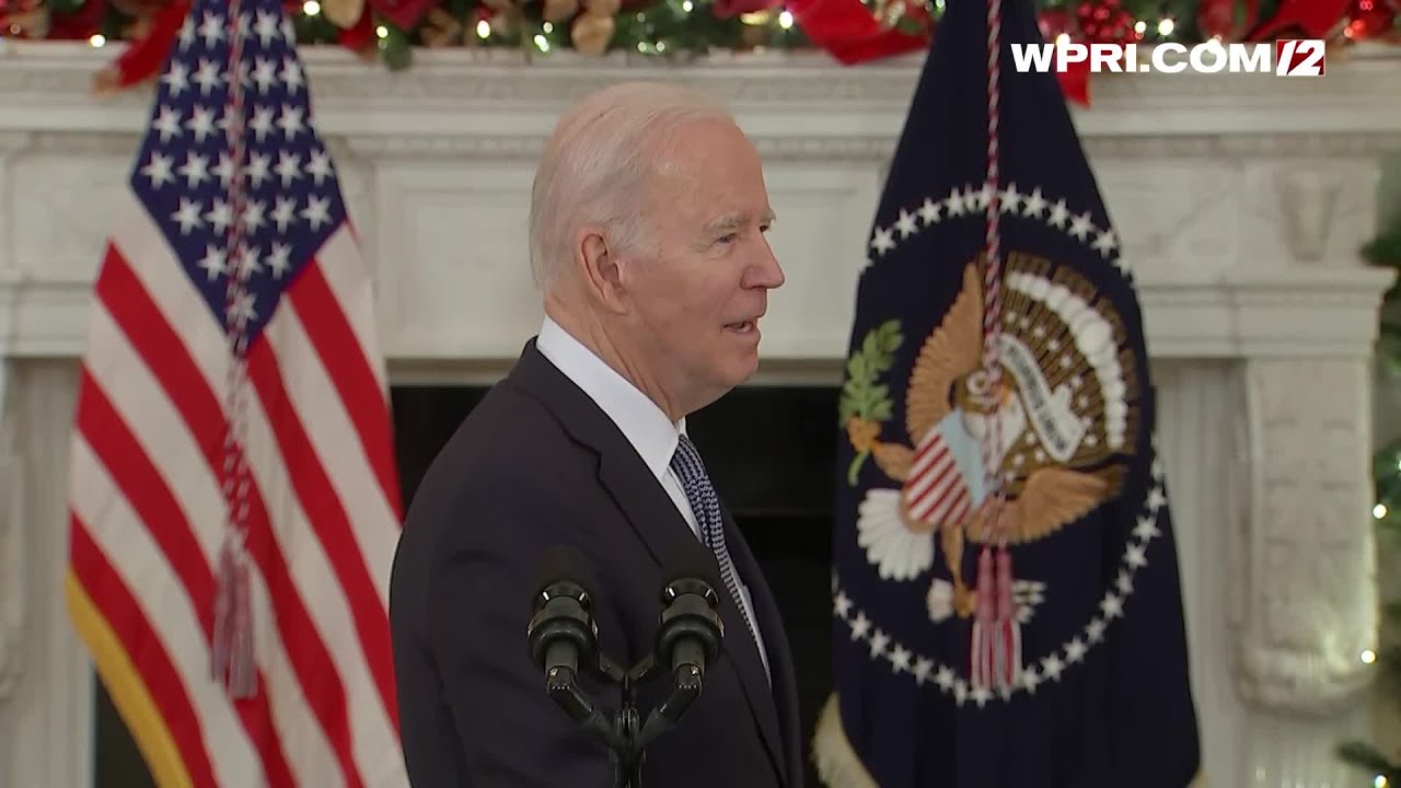 VIDEO NOW: President Biden says he caught a cold from young grandson