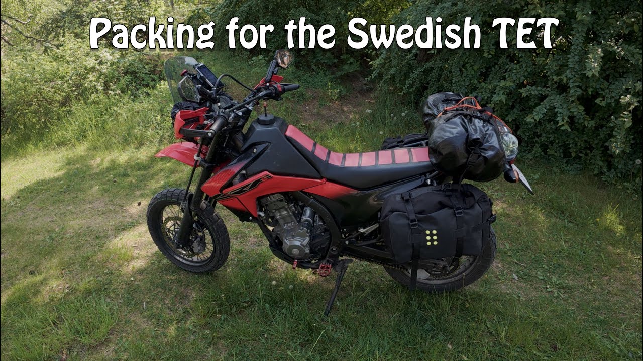 Packing for 2 weeks on the Swedish and Finnish TET (Trans European Trail)