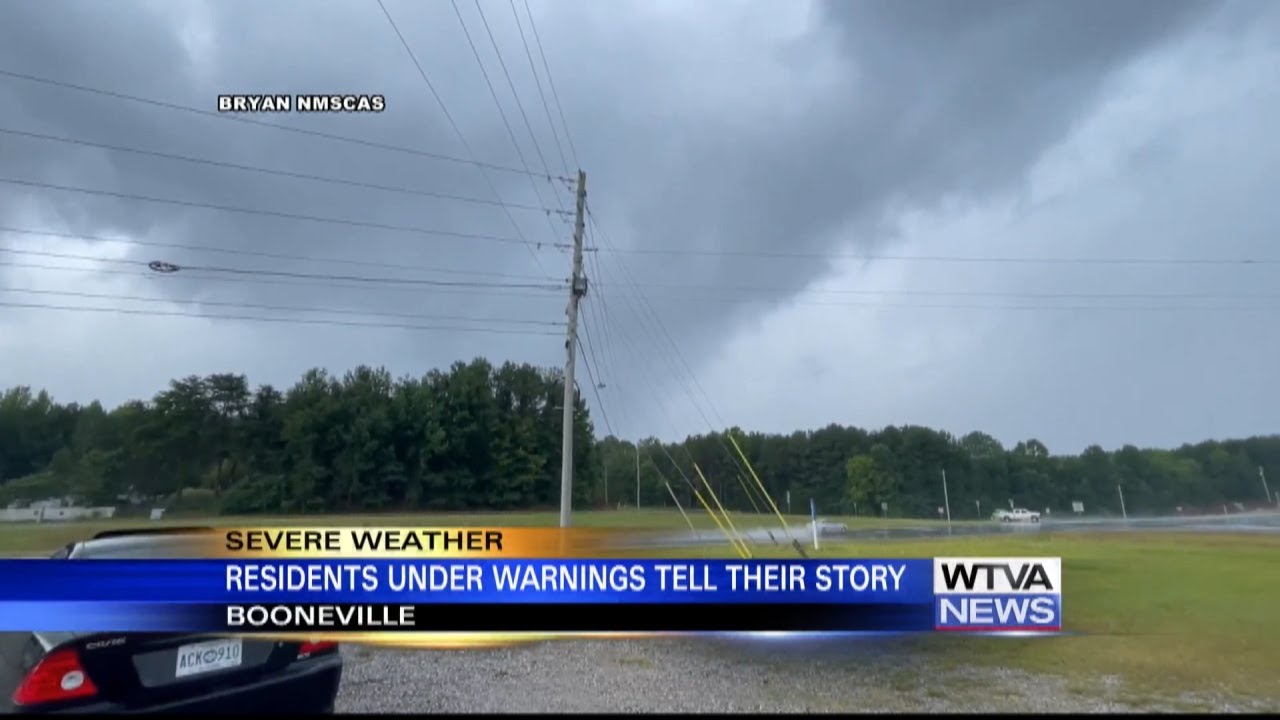Booneville residents share their story after surprise tornado warning
