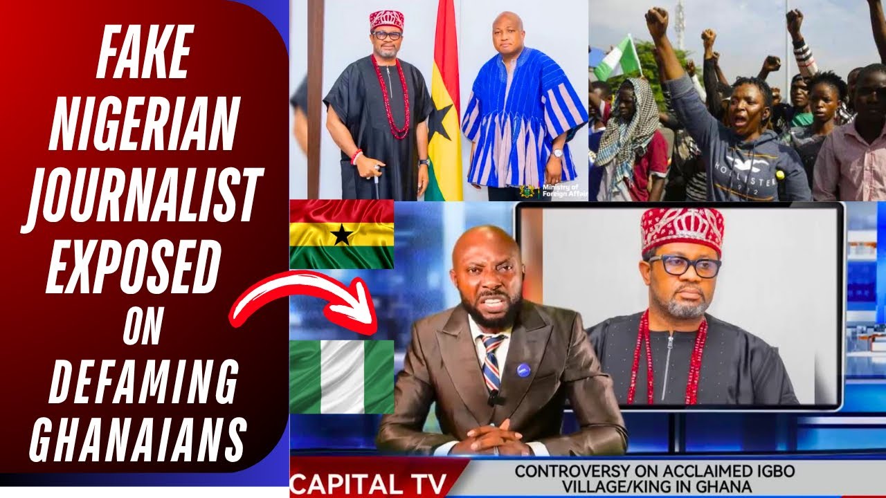 Hypocrisy of a Nigerian Journalist trying to paint Ghana Bad Exposed Disgracefully