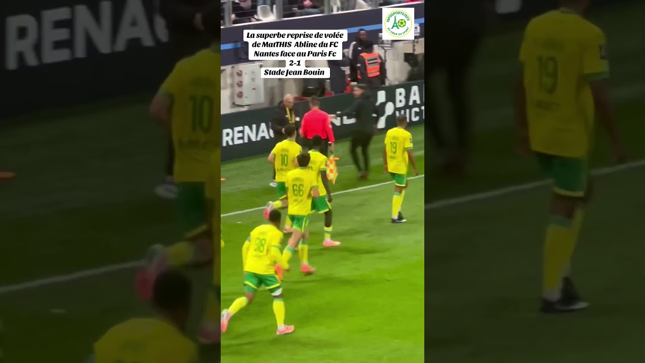 Le Paris FC s&rsquo;incline face au FC Nantes 1-2