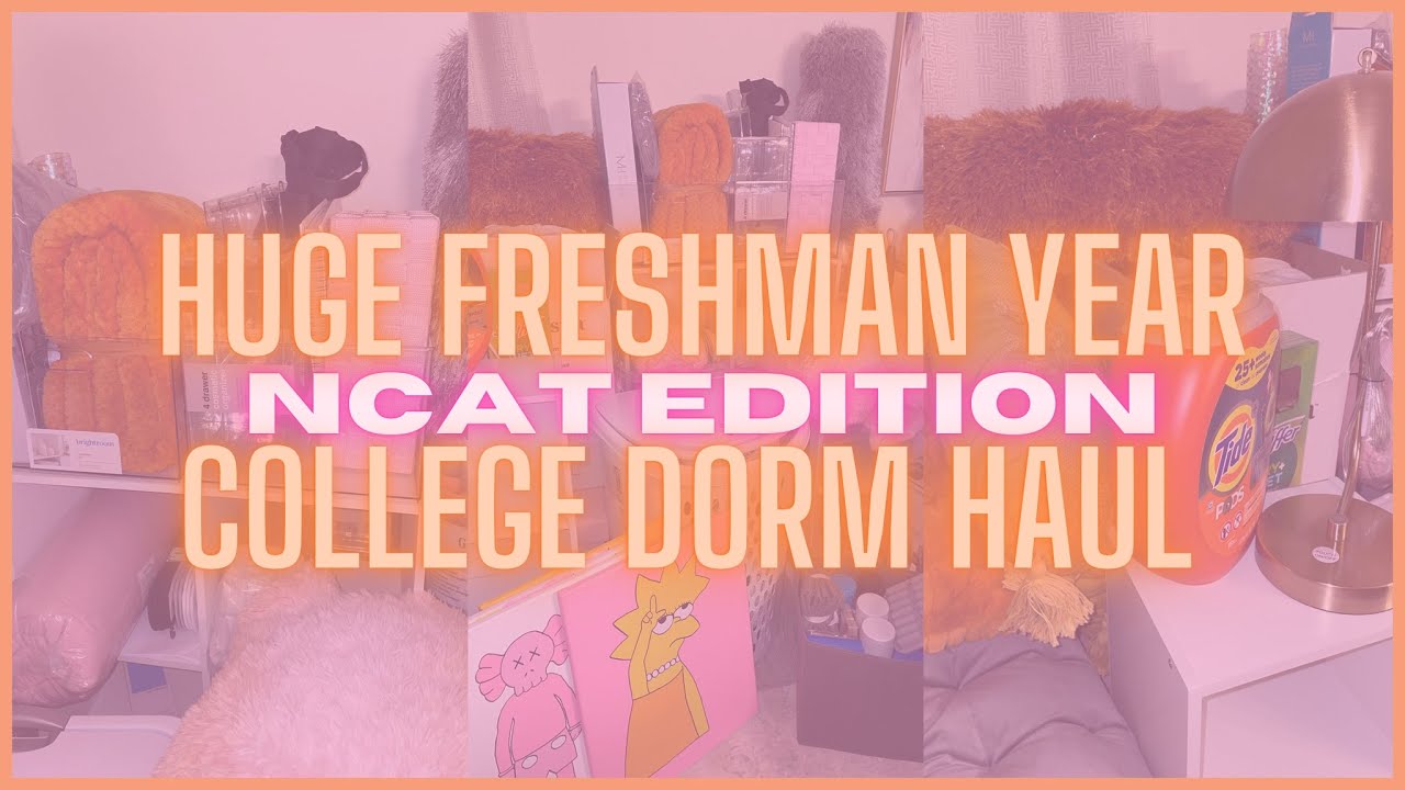 Huge Freshman College Dorm Haul| NCAT Edition|HBCU Edition| QueenAria Ziya