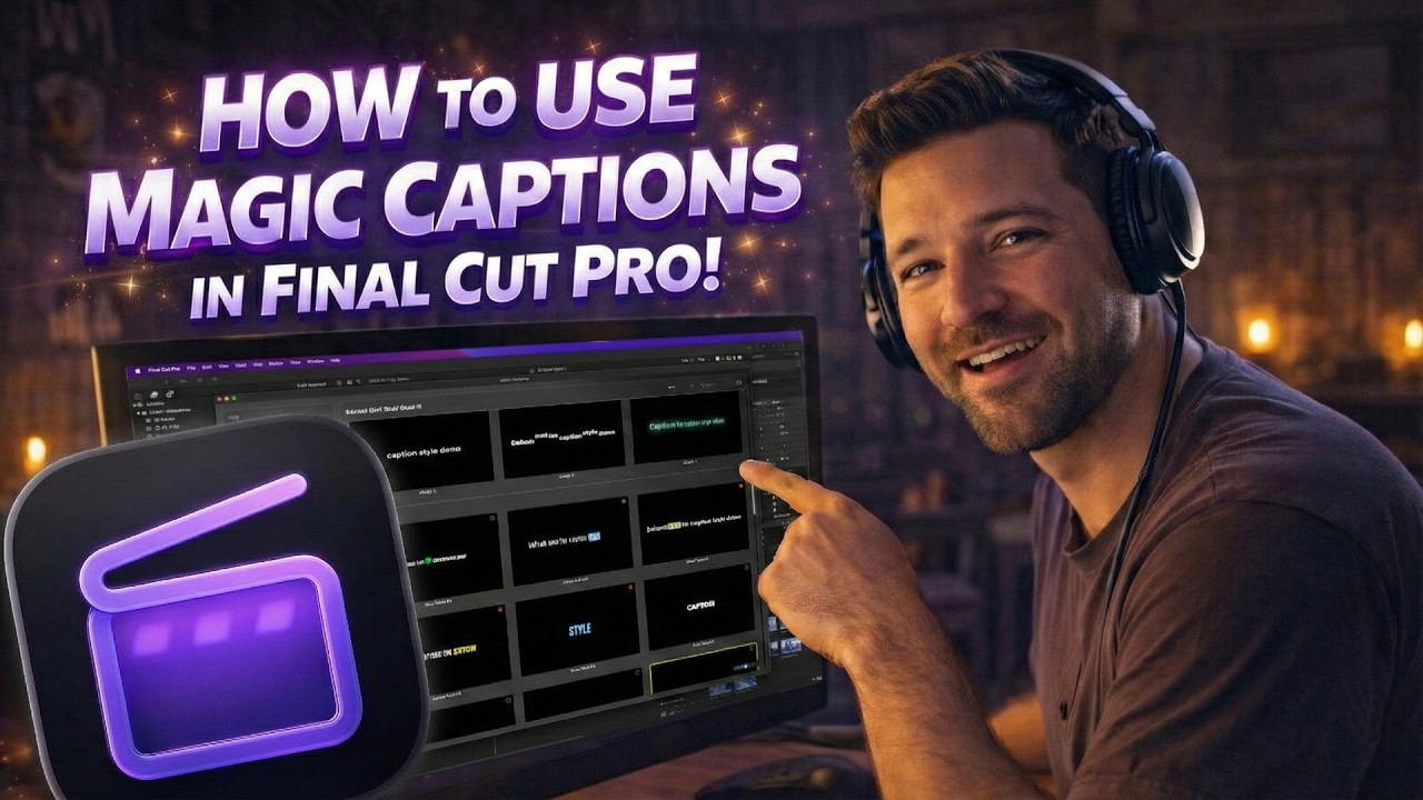 Урок по созданию волшебных субтитров в Final Cut Pro.
