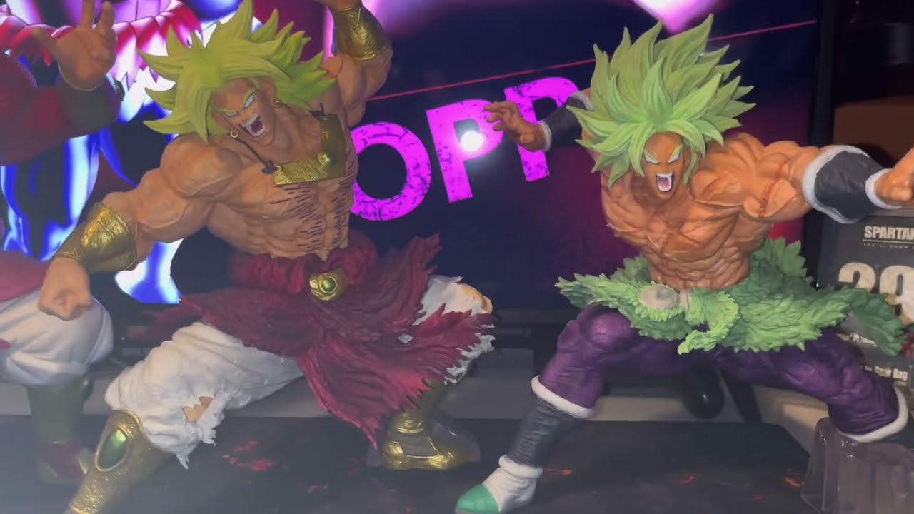 Broly Z Ichiban Kuji VS Broly DB Super Ichibansho - Comparativa