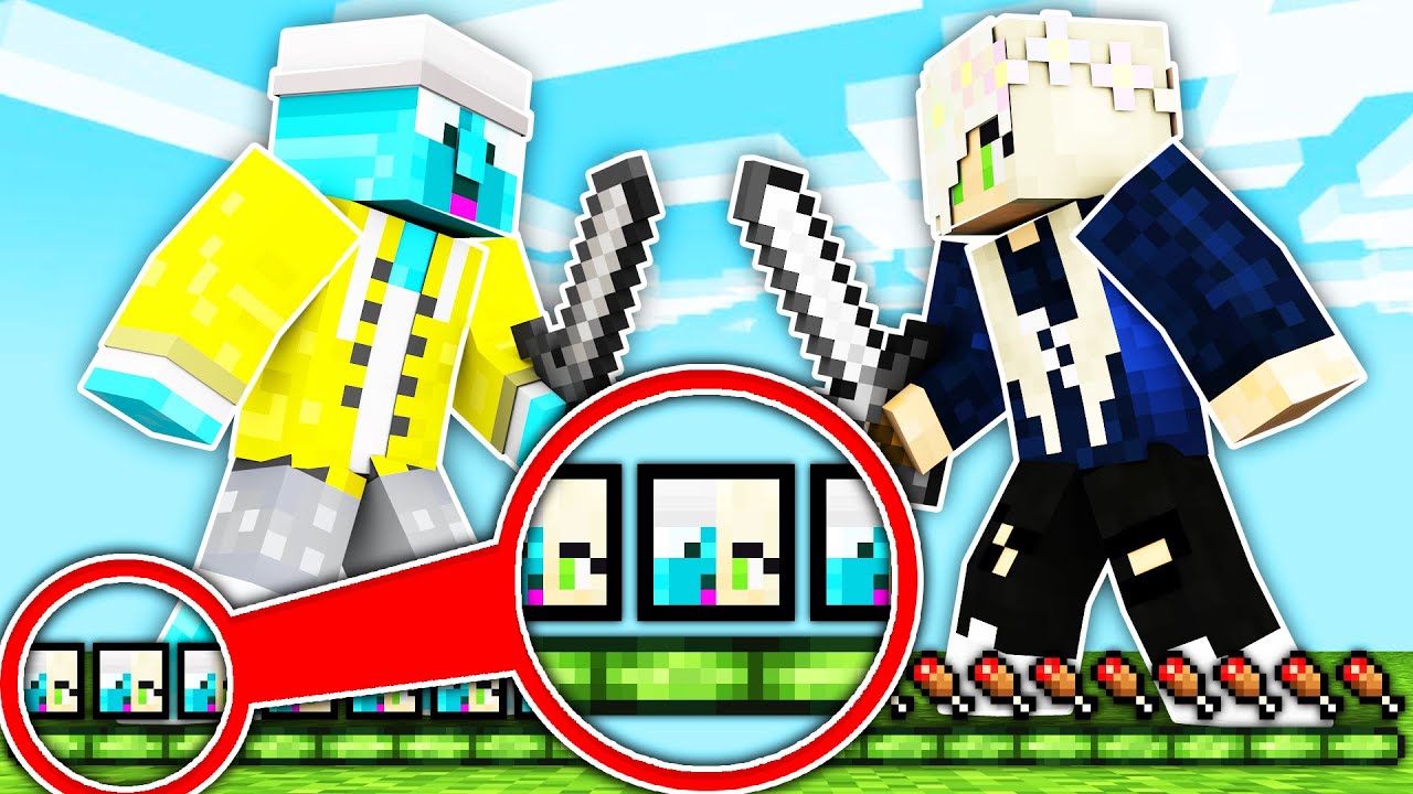 MINECRAFT, aber ich PRANKE @Elinski MIT GETEILTEN HERZEN