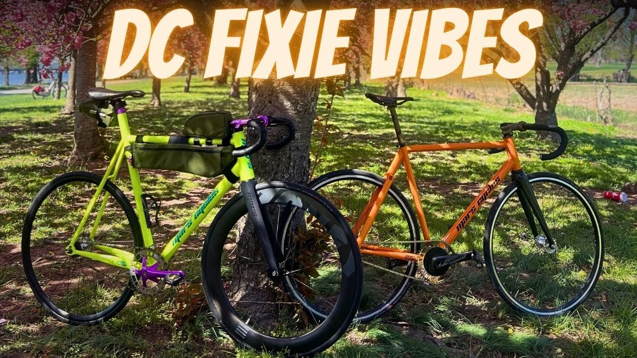 Riding Fixed Gear Bikes Through DC + DC Bike Party Madness!