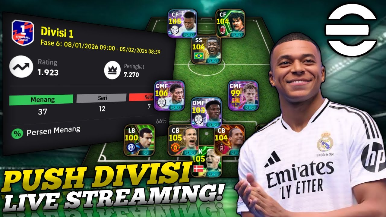 PUSH DIVISI SABTU SIANG GASS | eFootball 2026