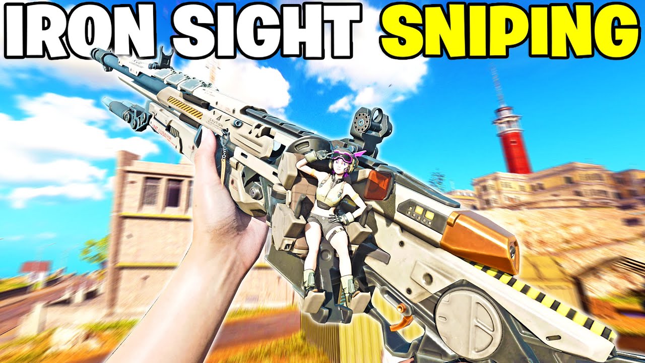 The IRON SIGHT Sniper Only Warzone Win... 🎯 (Rebirth Island)