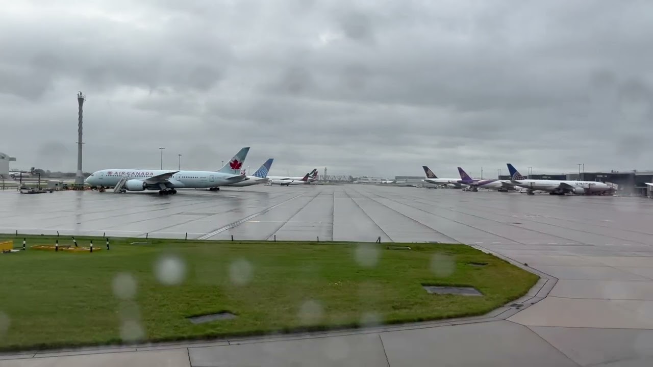 Departure London Heathrow to New York JFK, USA 2024 - Virgin Atlantic Airbus A330-900neo