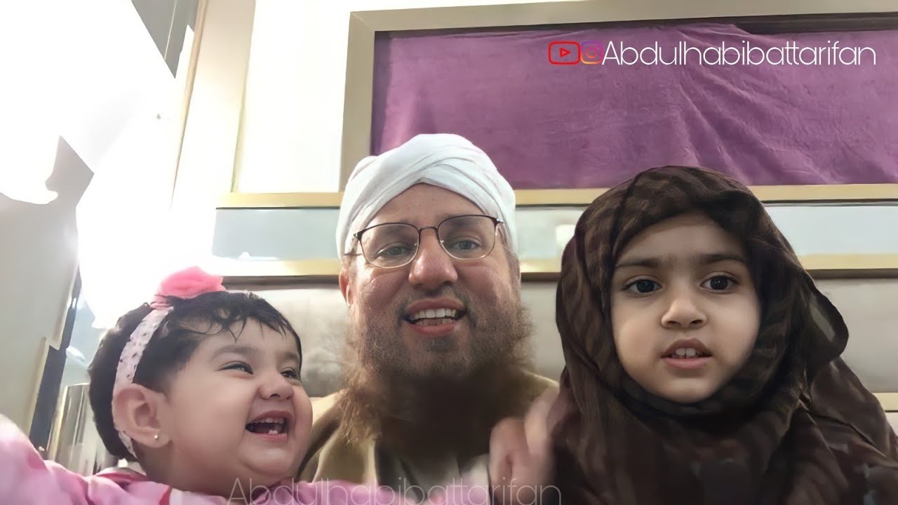 Abdul Habib Attari live with Granddaughters after a long time || Mishkat and Mishal