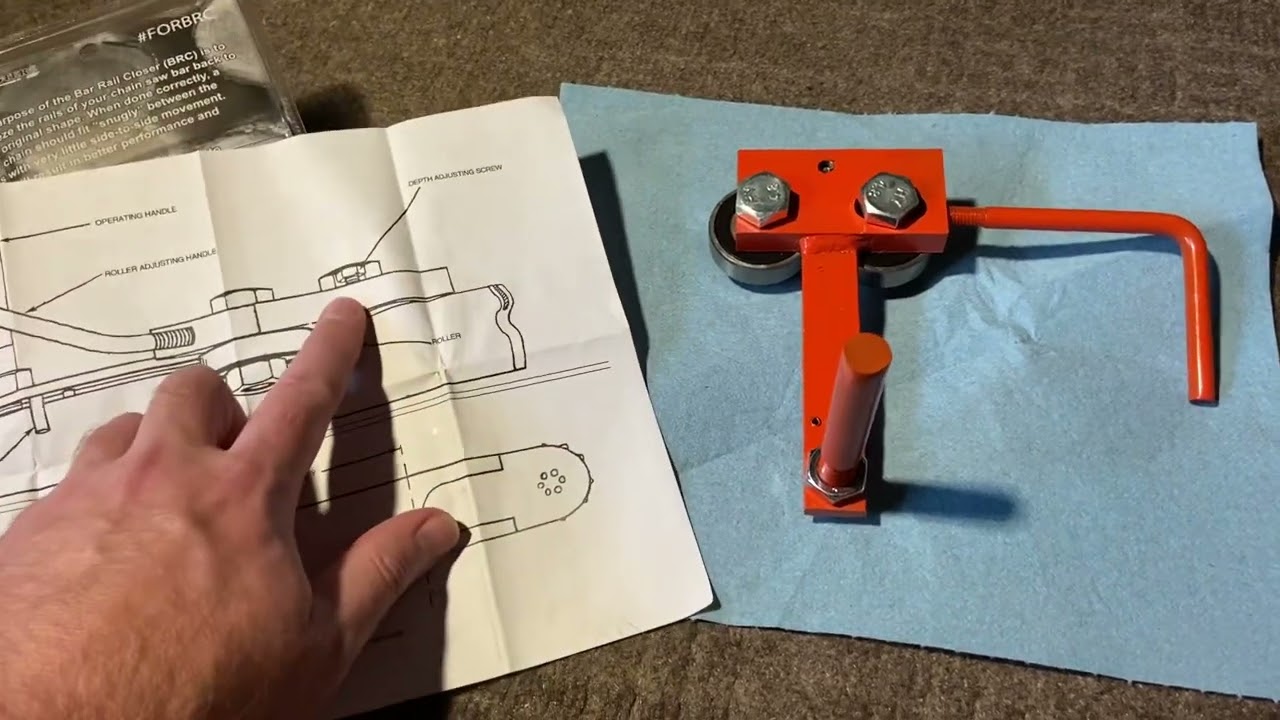 Forester Chainsaw Bar Rail Closer first look.