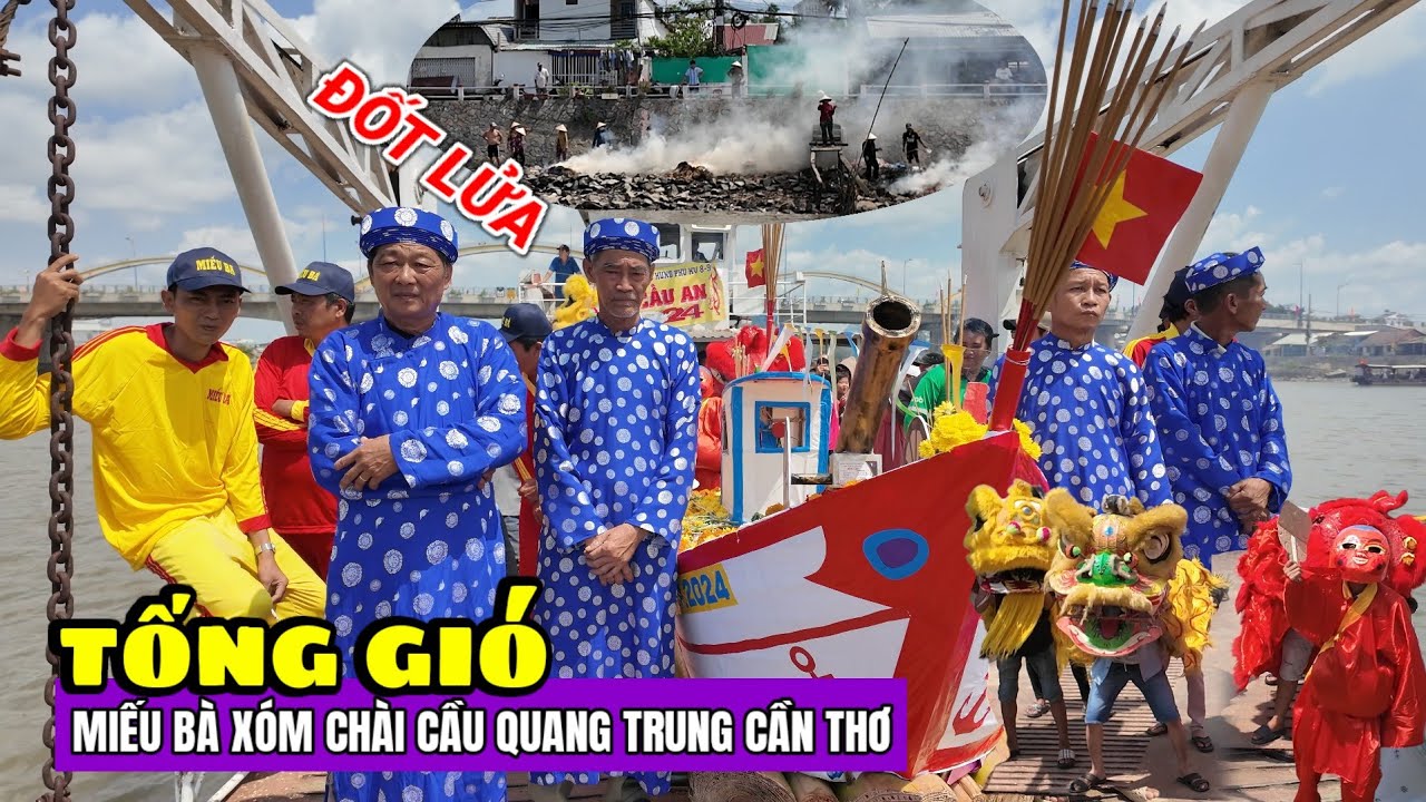 Ấm áp tình làng nghĩa xóm trong phong tục THỈNH TRO - TỐNG GIÓ của Miếu Bà Xóm Chài Cần Thơ