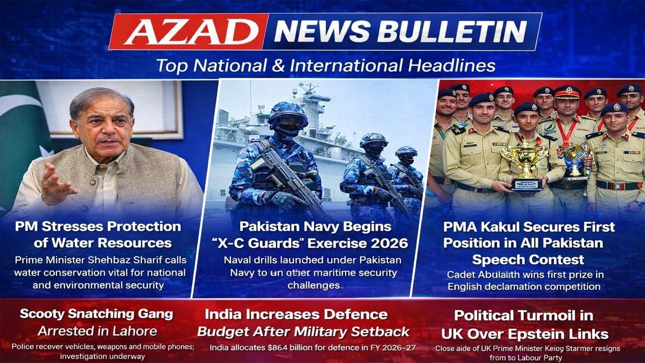 Azad News HD Bulletin | Pakistan & World Latest News Update