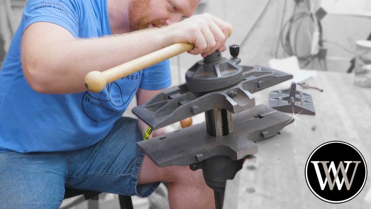 Mounting a Pattern Makers Vice In My Bench