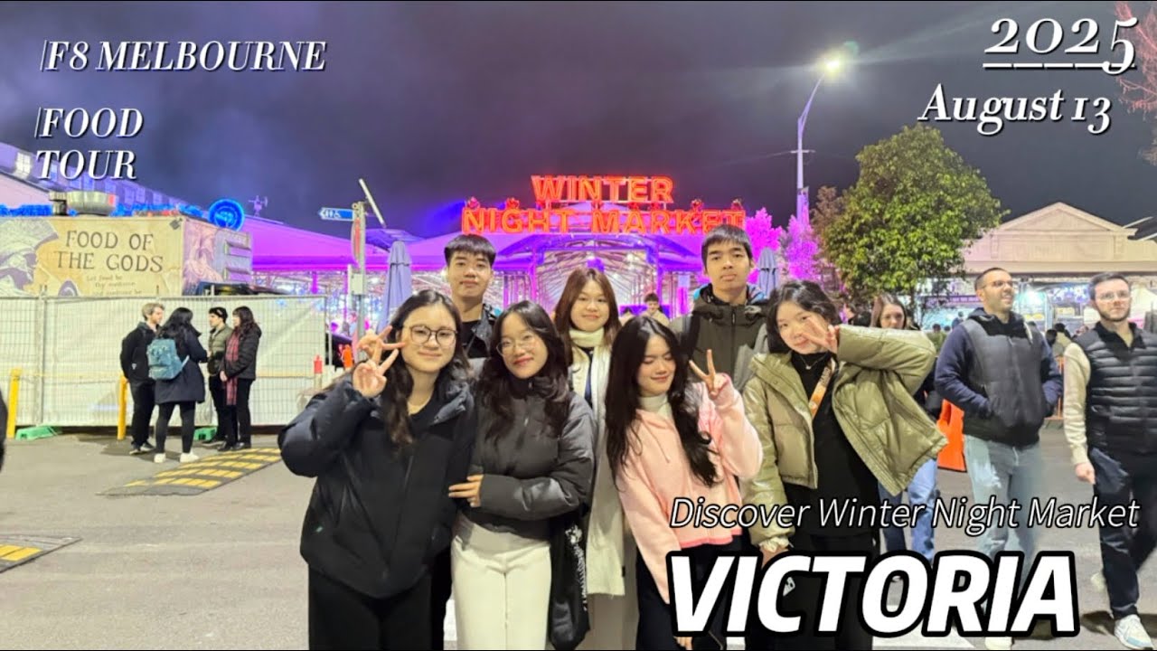 #Kittyvlog 9| F8 Melbourne Food Tour | Ẩm thực mùa đông tại Winter Night Market VIC