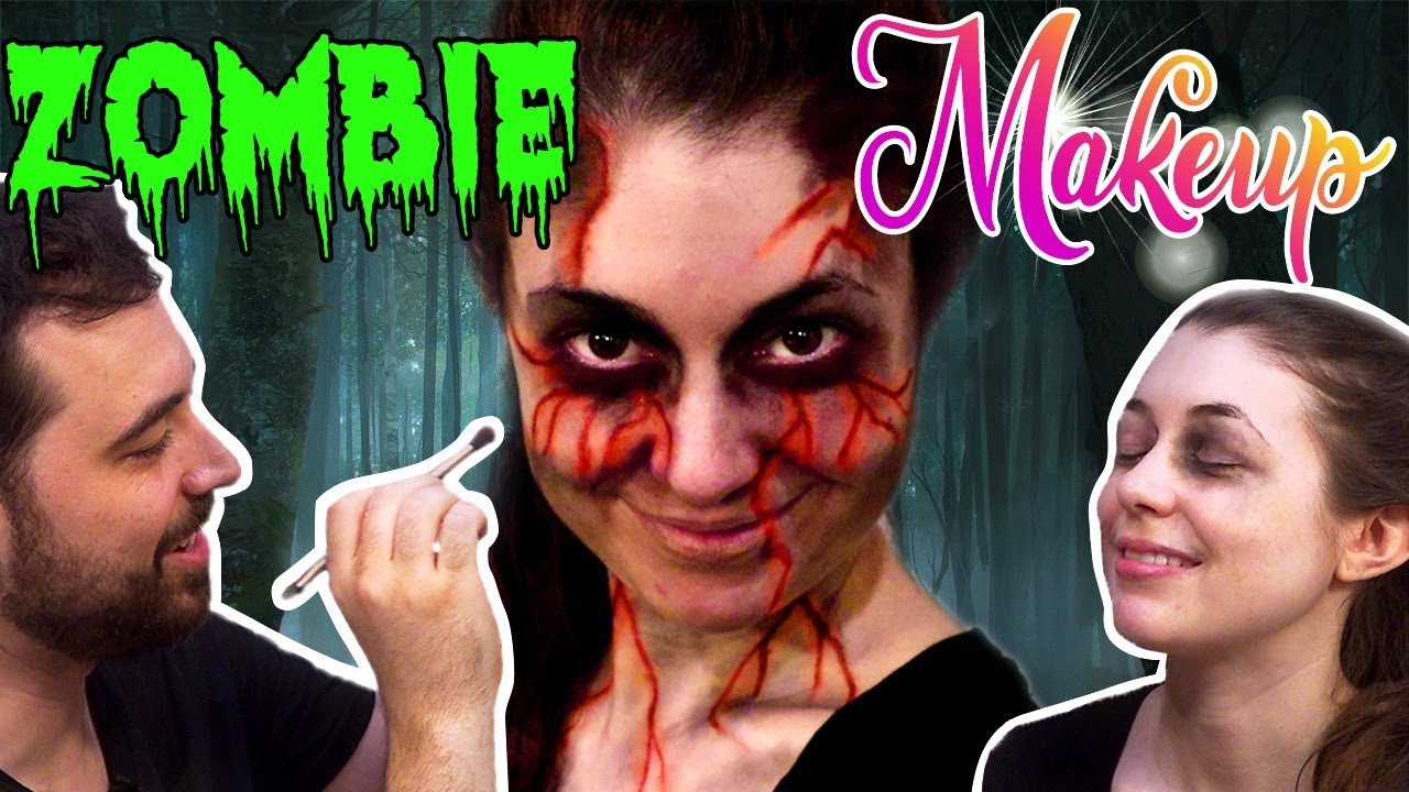 Husband Does my Makeup - Zombie Edition
