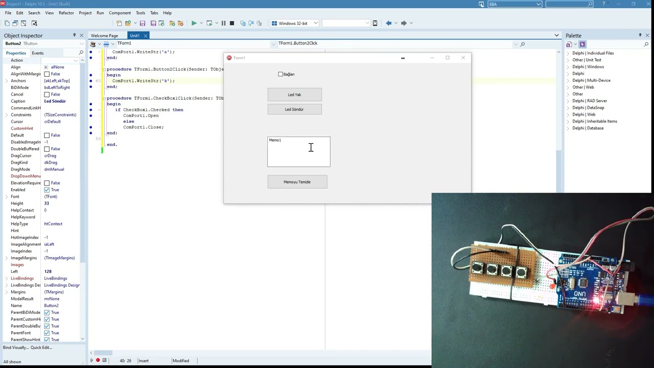 Delphi ile Arduino Programlamaya Giriş