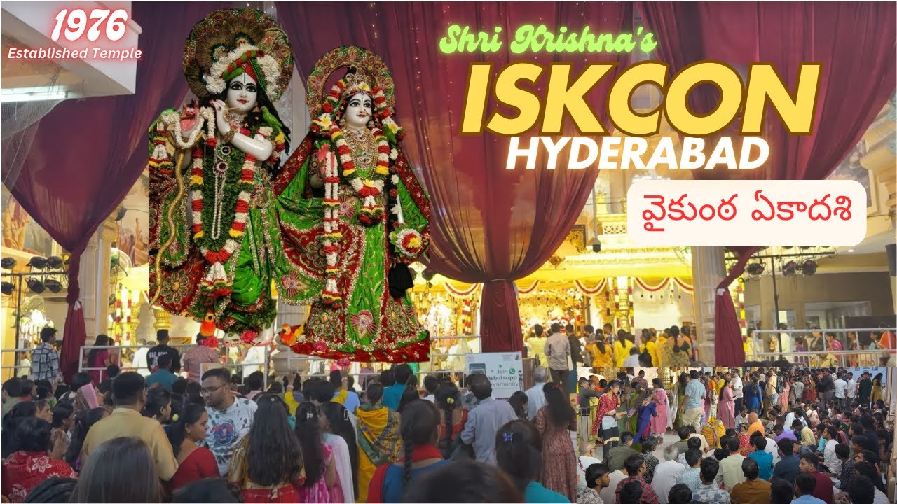 ISKCON HYDERABAD ABIDS| Inside full View| భూలోక బృందావనం @ISKCONHyderabadAbids