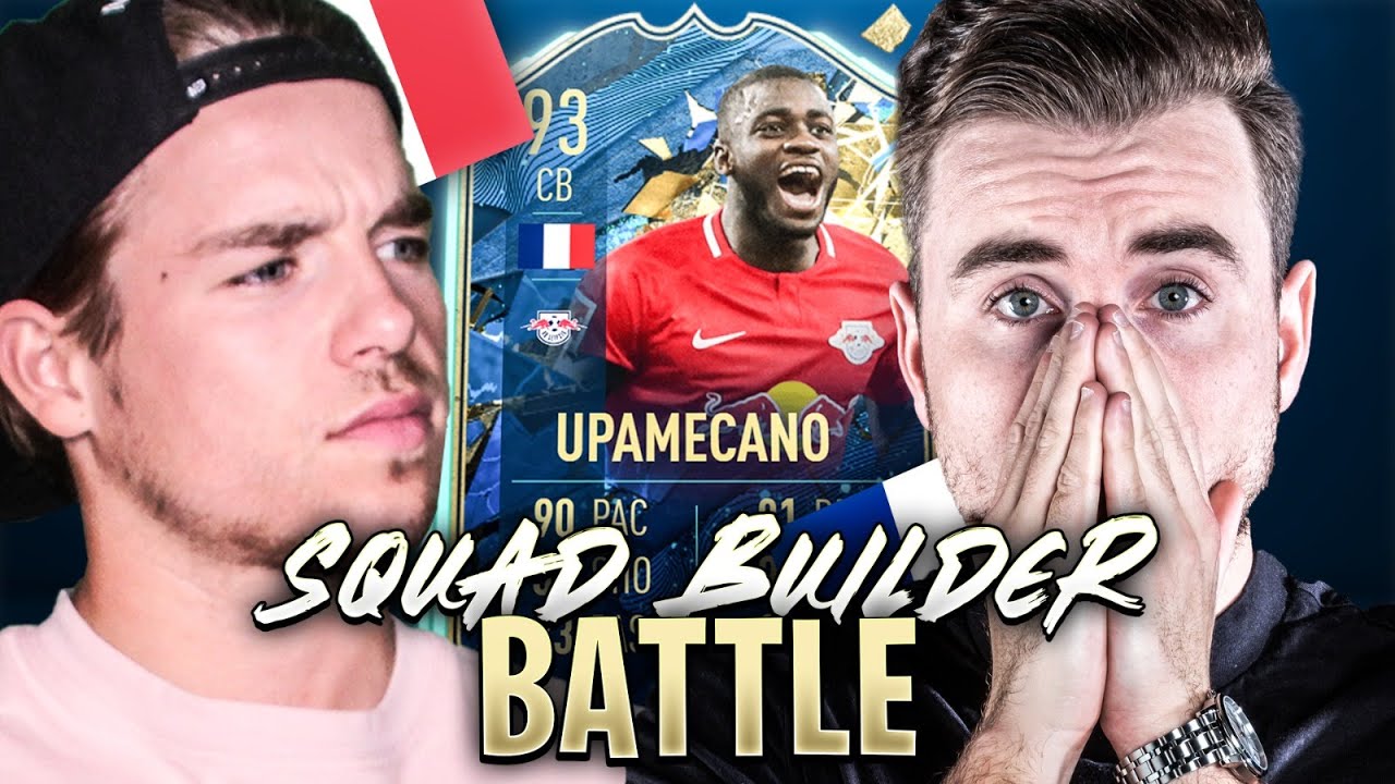 SQUAD BUILDER BATTLE vs PASKIE | 93 TOTS UPAMECANO