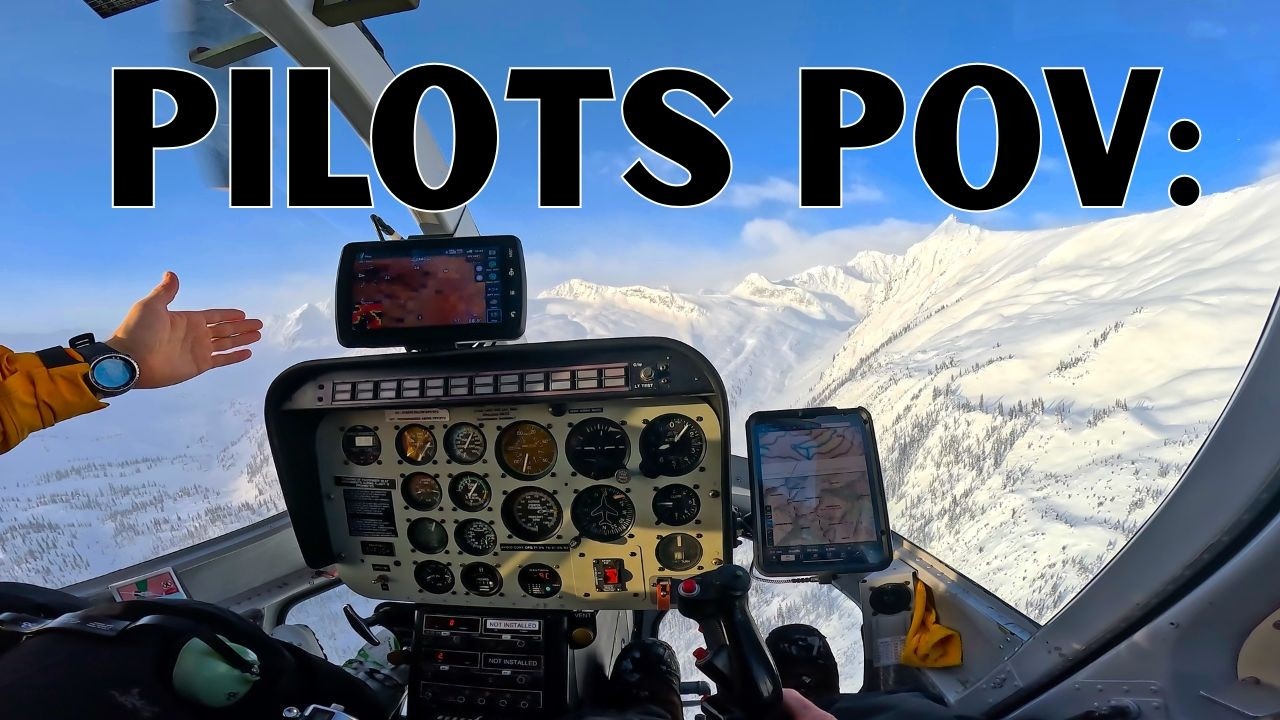 POV: You're a Heli-Ski Support Pilot
