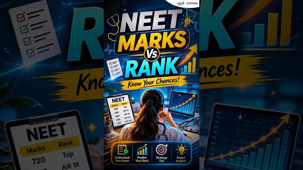 NEET 2026 Marks vs Rank 🔥 Know Your Rank Now | Don&rsquo;t Miss This #neet #marksvsrank
