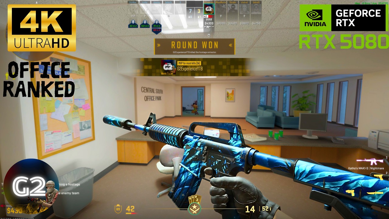 Counter Strike 2 | RTX 5080 | Ultra Settings 4K Gameplay (No Commentary)