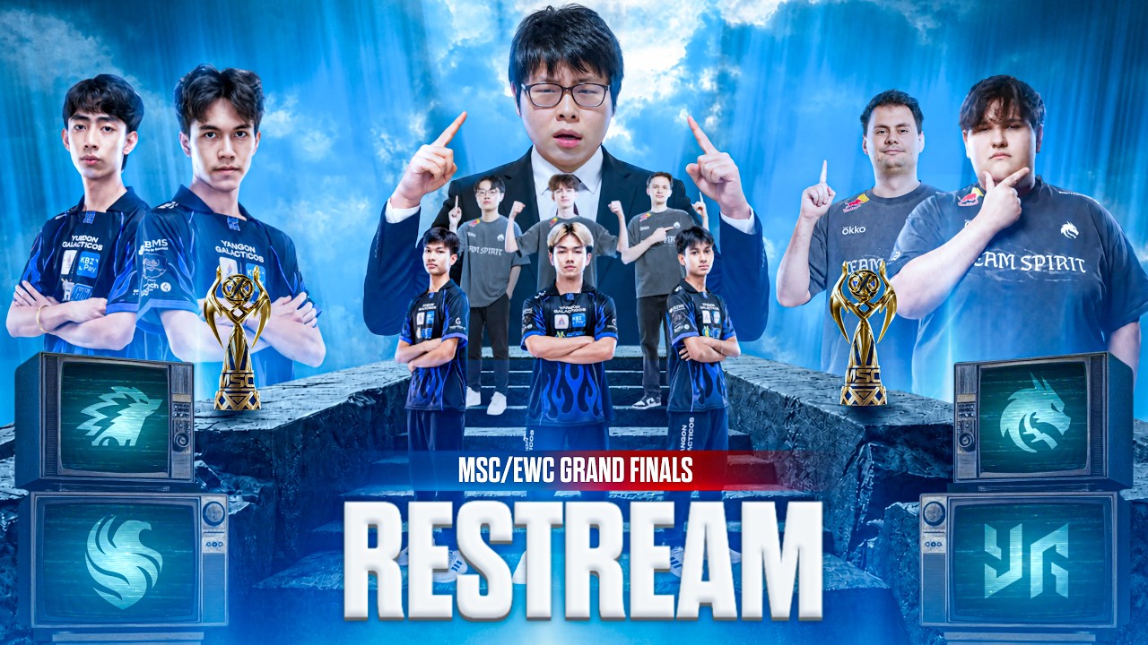 🔴 TEAM SPIRIT VS YANGON GALATICOS!! EWC MSC 2026 GRAND FINALS WATCH PARTY!! 🔴
