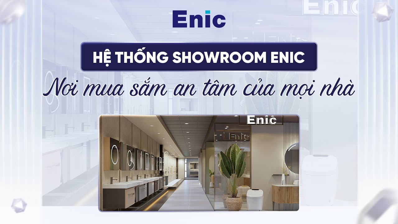 HÃY ĐẾN SHOWROOM ENIC ĐỂ TRẢI NGHIỆM THỰC TẾ VÀ LỰA CHỌN THIẾT BỊ VỆ SINH THÔNG MINH PHÙ HỢP NHÉ‼️