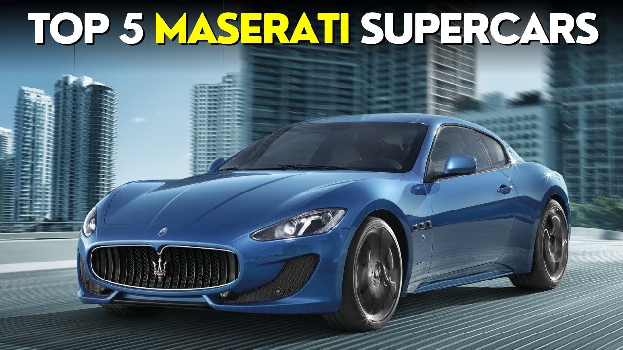 Лучшее от Maserati: Топ-5 суперкаров всех времен.