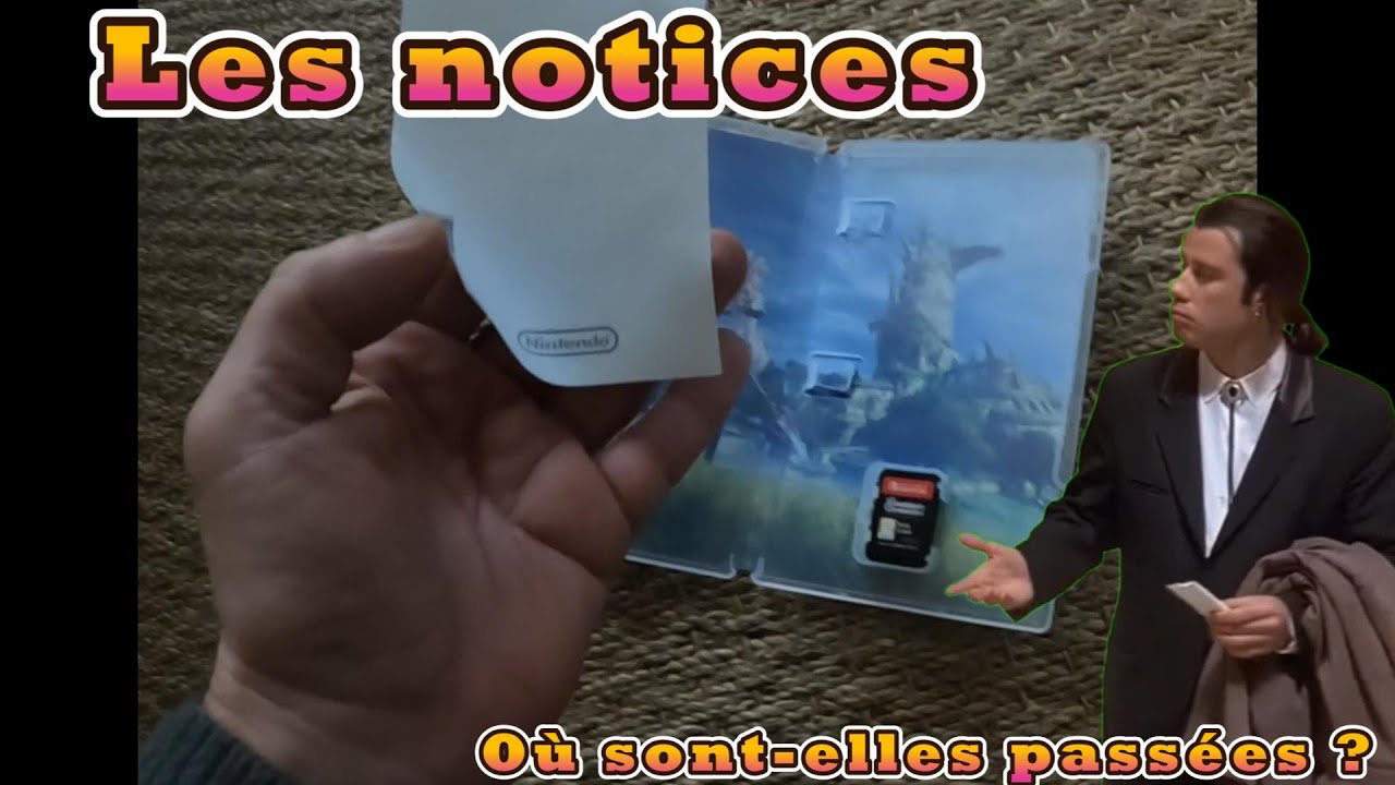 Où sont passées toutes les belles notices des années 90 /2000 ?