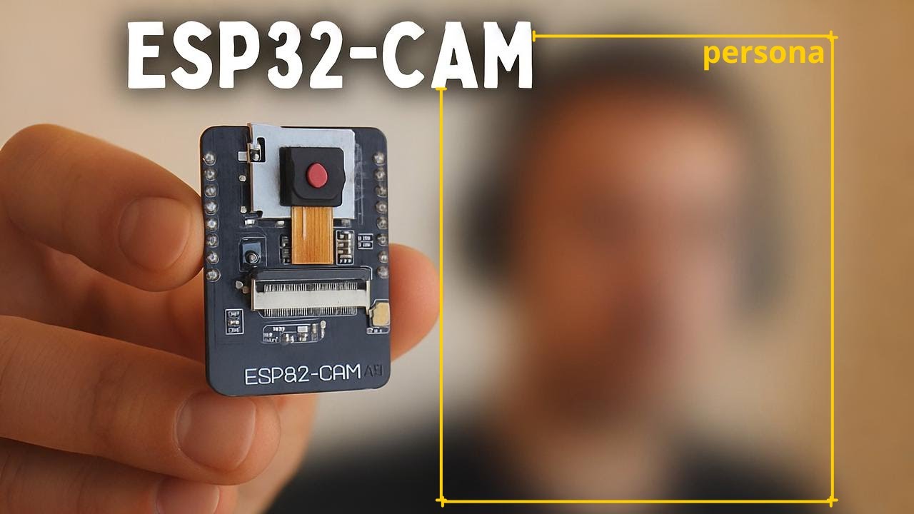12 MINUTOS para DOMINAR la ESP32-CAM y DETECTAR OBJETOS