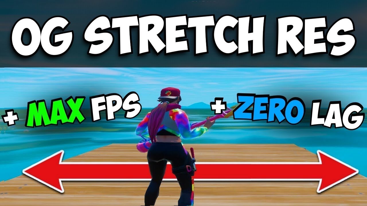 Как получить лучшее растянутое разрешение в FORTNITE на любой видеокарте!