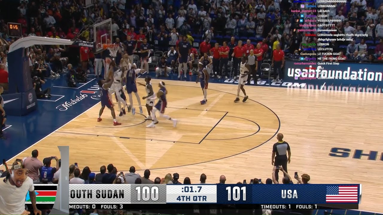 FlightReacts To SOUTH SUDAN vs USA | USAB SHOWCASE | FULL GAME HIGHLIGHTS | July 20, 2024!