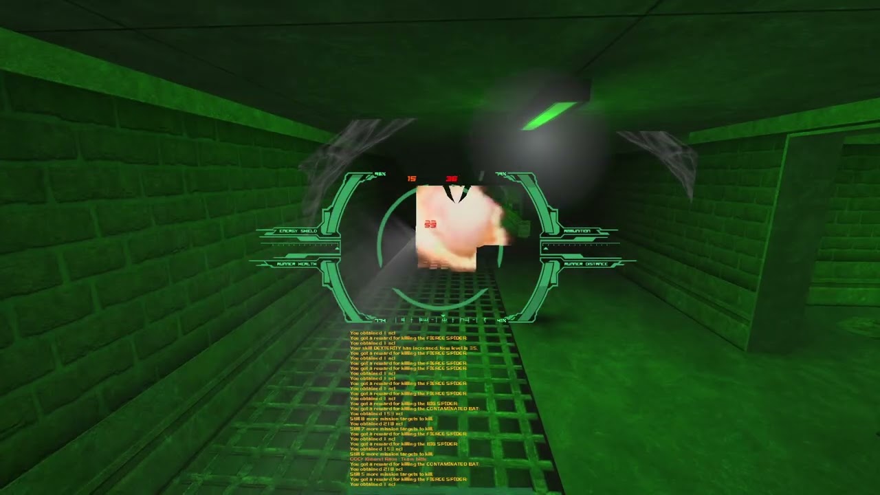 Neocron v2.5 - 016 - Прокачиваюсь на мобах в Pepper park Sewer 1.1 (Normal)