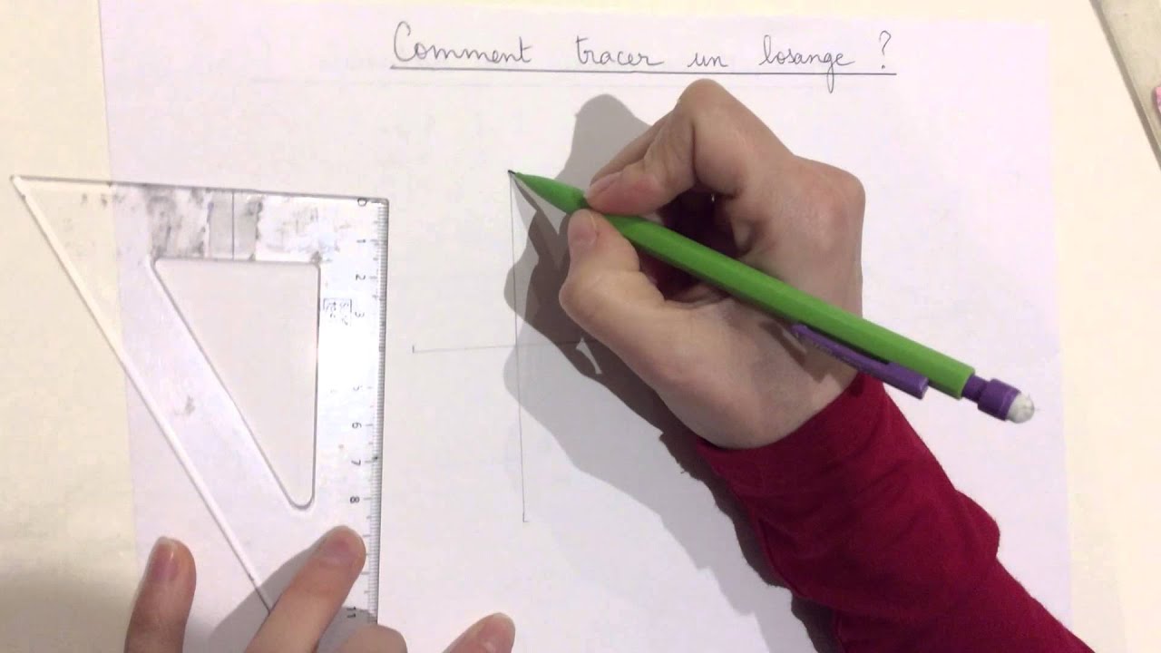 Comment construire un losange ?